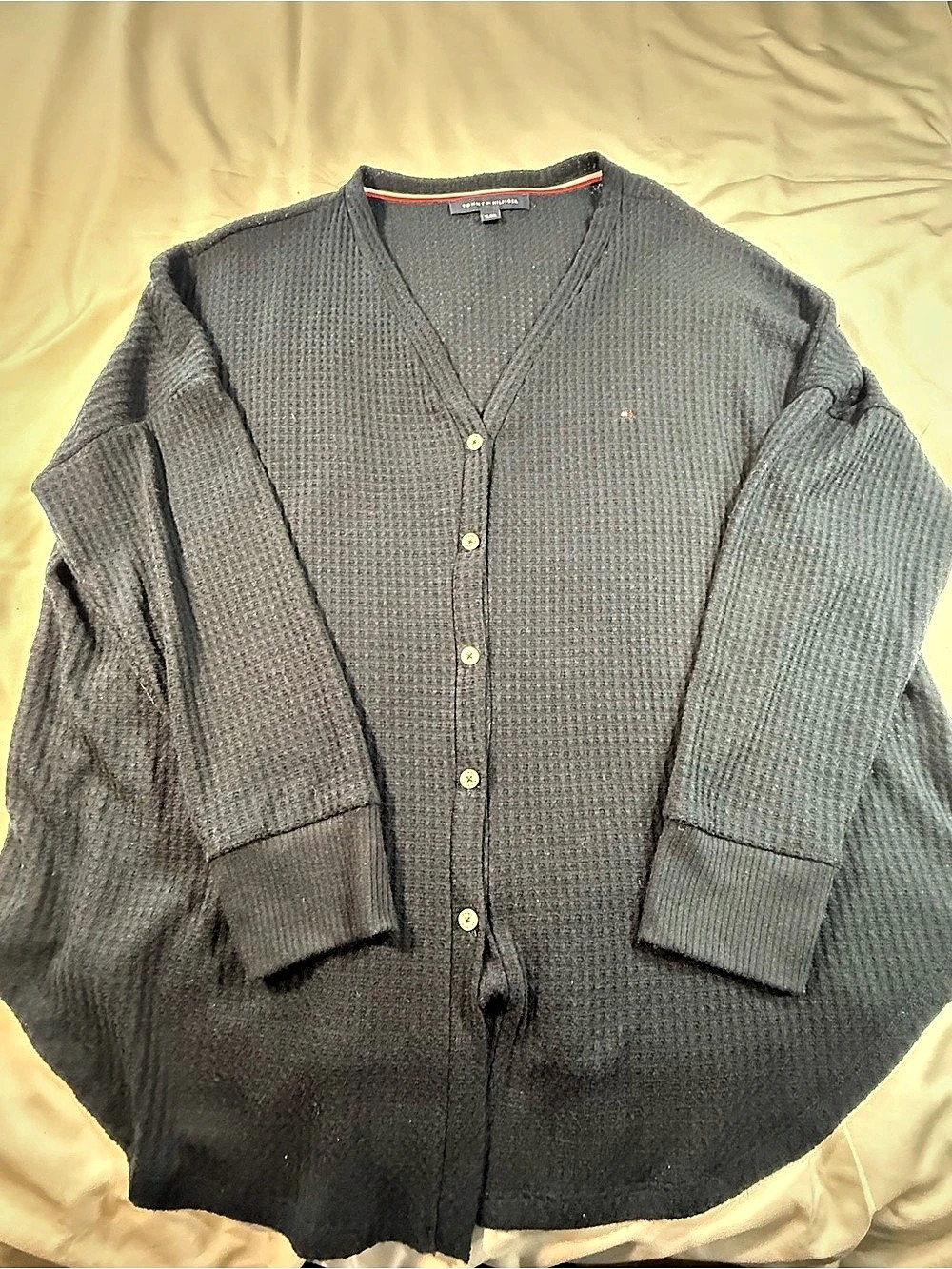 Tommy Hilfiger Knit Cardigan XL Gray